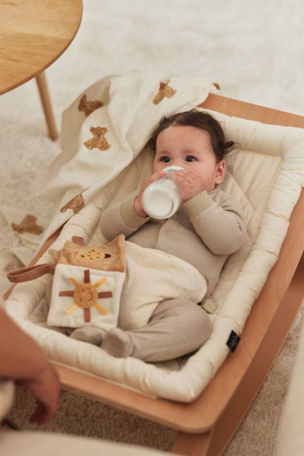 Multidoek Jollein Hydrofiel 115x115 Teddy Bear 2-pack - Afbeelding 1