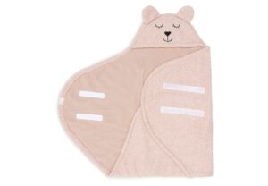 Wikkeldeken Jollein Bear Boucle Wild Rose
