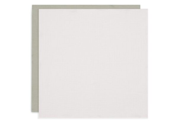 Multidoek Jollein Hydrofiel 70x70 Olive Green/Ivory 4-pack - Afbeelding 1
