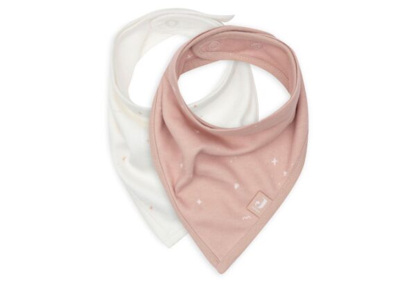 Slabber Bandana Jollein Twinkling Wild Rose 2st - Afbeelding 1