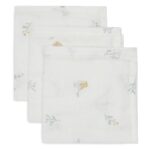 Monddoekjes Jollein Hydrofiel Lovely Birds 3-pack