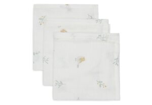Monddoekjes Jollein Hydrofiel Lovely Birds 3-pack