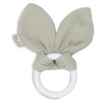 Bijtring Jollein Siliconen Bunny Ears Olive Green