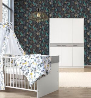 Kast Sun White/ Boathouse (3-deurs)