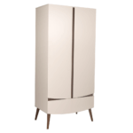 Kast Smile Cream Walnut 2-deurs