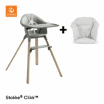 Kinderstoel Stokke® Clikk Glacier Green + Gratis Stoelverkleiner