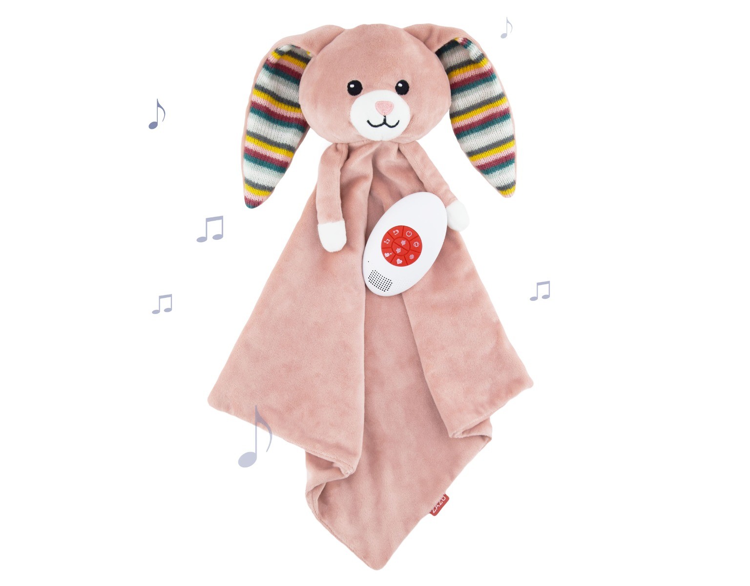 Knuffeldoekje Zazu Baby Comforter Becky het Konijn Roze - Afbeelding 1