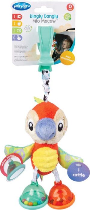 Activiteiten Knuffel Playgro Dingly Dangly Mio Macaw
