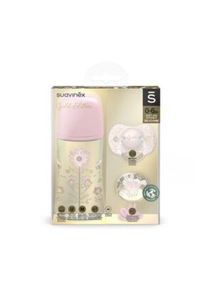 Giftset Suavinex Gold Pink 3-delig