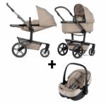 Kinderwagen Joolz Day5 Sandy Taupe + Autostoel Joolz x Maxi-Cosi Pebble Pro 360