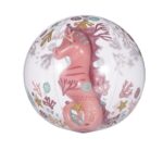 Strandbal Little Dutch Ocean Dreams 3D Roze