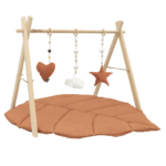 Babygym en Speelkleed MorDesign Leaf Wood Rust