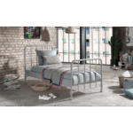 Kinderbed Bronxx 90x200 Rainy Grey