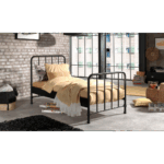 Kinderbed Bronxx 90x200 Zwart