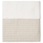 Deken Ledikant Koeka Wafel Cotton Fleece Sand