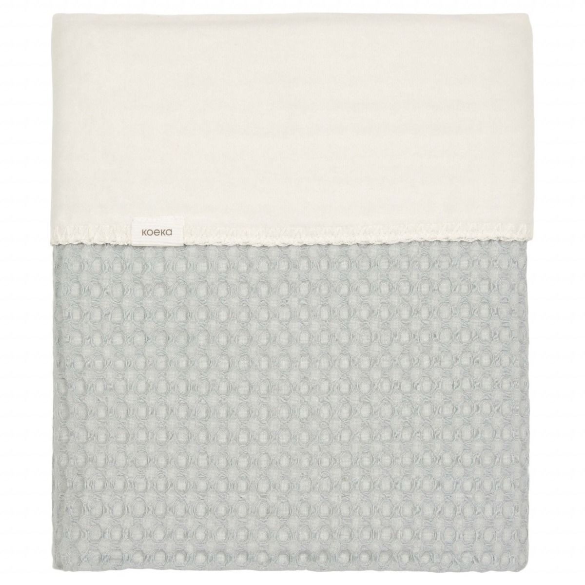 Deken Wieg Koeka Cotton Fleece Wafel Amsterdam Ocean Air - Afbeelding 1