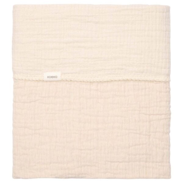 Deken Wieg Koeka Rivoli Warm White - Afbeelding 1
