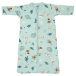 Slaapzak With Love Jersey Afritsbare Mouw Animals Blue 90cm