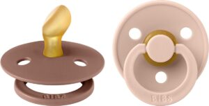 Fopspeen BIBS Anatomical Woodchuck/Blush 0-6mnd 2st