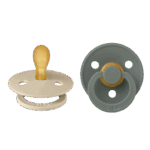 Fopspeen Bibs Symmetric Vanilla/Pine 6-18mnd 2st