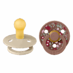 Fopspeen Bibs x Liberty Round Chamomile Woodchuck Mix 0-6mnd 2st