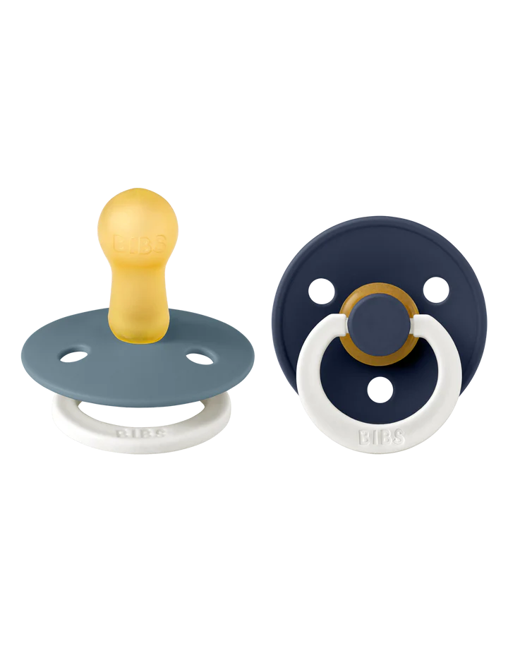Fopspeen BIBS Glow Petrol/Deep Space 6-18 mnd 2 st - Afbeelding 1
