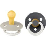 Fopspeen BIBS Glow Sand/Iron Space 0-6 mnd 2 st