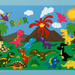 FeltBoard™ | Eindeloos ontdek- en speelplezier! - Viltbord Dino's | Educatief Speelgoed
