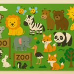 FeltBoard™ | Eindeloos ontdek- en speelplezier! - Viltbord Dierentuin | Educatief Speelgoed