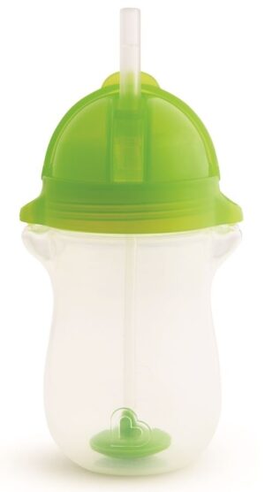 Drinkbeker Munchkin Click Lock Tip&Sip Straw Cup Big Green