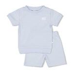 Pyjama Feetje Shortama Wafel Summer Special Babyblue - Maat 92 t/m 104