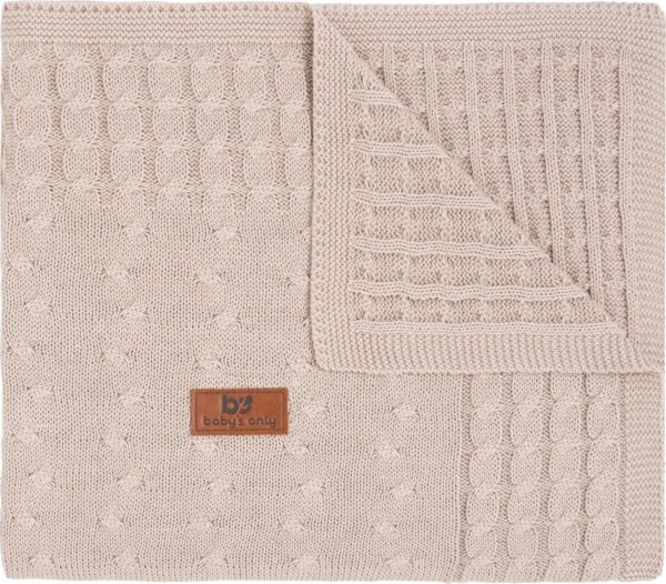 Deken Baby's Only Ledikant Cable Beige - Afbeelding 1