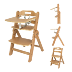 Kinderstoel Chipolino Cacao 2-in-1 Wood