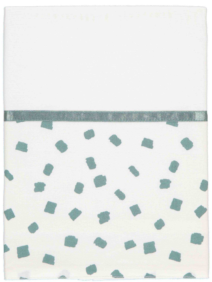 Laken Wieg Briljant Baby 75x100 Flocks Arctic Dark Green - Afbeelding 1