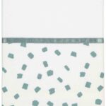 Laken Ledikant Briljant Baby 100x150 Flocks Arctic Dark Green