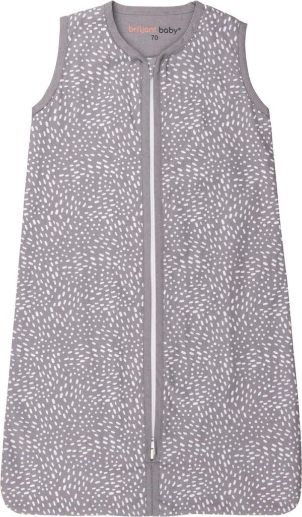 Slaapzak Zomer Briljant Baby Minimal Dots Grey 70cm - Afbeelding 1