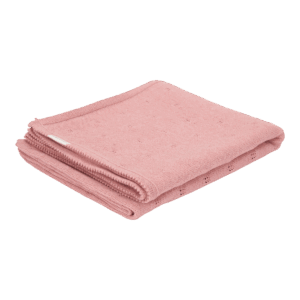 Deken Wieg Little Dutch Pure Pink Blush Gebreid