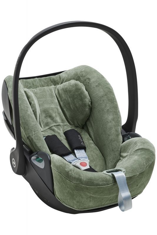 Autostoelhoes Meyco x Cybex Cloud Z2 Plus Velvet Forest Green - Afbeelding 1