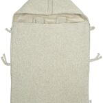 Voetenzak Autostoel Meyco Knit Basic Sand Melange