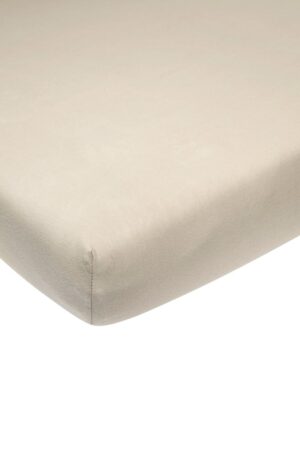 Hoeslaken Boxmatras Meyco Jersey Sand