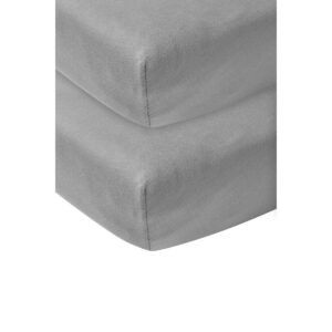Hoeslaken Junior Meyco Jersey Grijs 2-pack 70x140