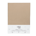 Hoeslaken Kinderwagen Little Boo Uni Nougat 2-pack