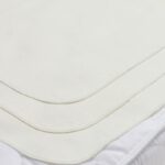 Bedzeil Meyco Molton Wit 68x75 3 st.