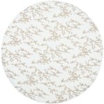 Hoeslaken Boxmatras Meyco Rond Branches Sand