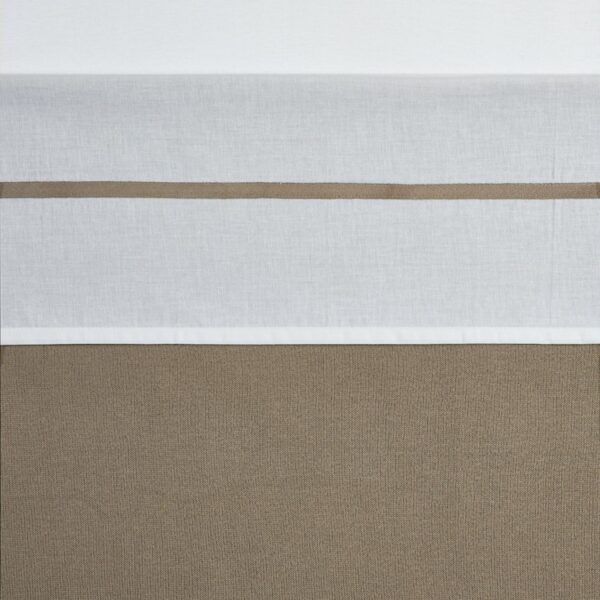 Wieg Laken Meyco Bies Taupe - Afbeelding 1