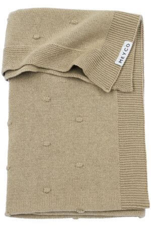 Deken Wieg Meyco Mini Knots Sand