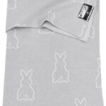 Deken Wieg Meyco x Mrs. Keizer Rabbit Silver