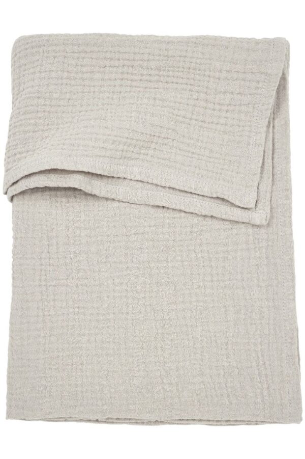 Laken Ledikant Meyco Pre-Washed Hydrofiel Greige - Afbeelding 1