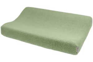 Aankleedkussenhoes Meyco Teddy Olive Green