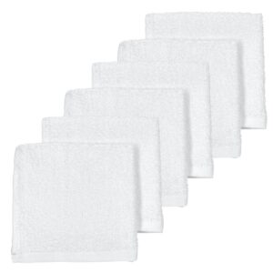 Spuugdoek Meyco Basic Badstof Wit 6-pack